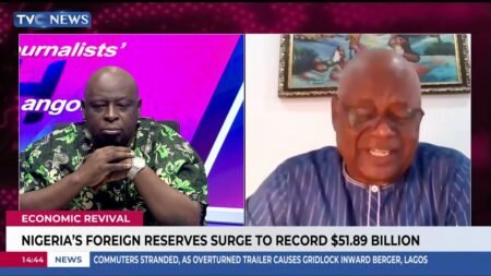 Nigeria’s Foreign Reserves Surge To Record .89 Billion