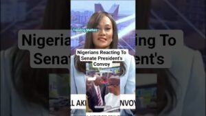 Nigerian Senate President, Godswill Akpabio’s Convoy is generating Controversy. Nigerian Senate President, Godswill Akpabio’s Convoy is generating Controversy.
