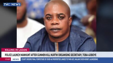 Police Launch Manhunt For Killer Of Lagos NURTW Organising Secretary, Toba Ajiboye Police Launch Manhunt For Killer Of Lagos NURTW Organising Secretary, Toba Ajiboye