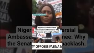 Nigeria’s Controversial Ambassadorial Nominee: Why the Senate is Facing backlash. Nigeria’s Controversial Ambassadorial Nominee: Why the Senate is Facing backlash.