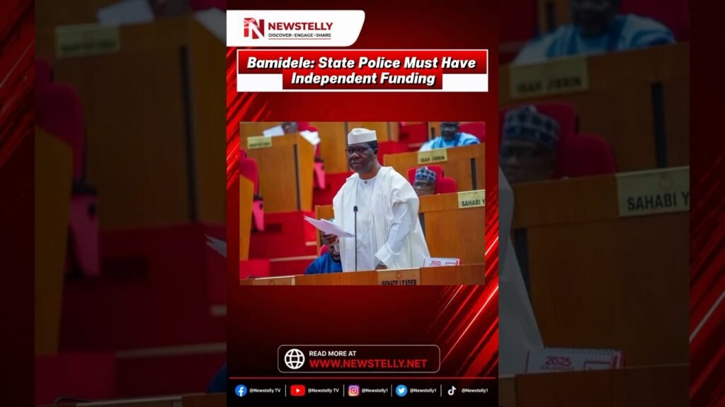 Bamidele: State Police Must Have Independent Funding#newstelly #trending #justin #nigeria #news Bamidele: State Police Must Have Independent Funding#newstelly #trending #justin #nigeria #news