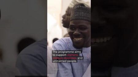 Nigeria mass weddings ease financial burden for couples | AJ #shorts Nigeria mass weddings ease financial burden for couples | AJ #shorts