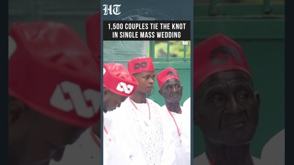 Watch: 1,500 Couples Get Married in Nigeria’s Government-Sponsored Ceremony | #shorts Watch: 1,500 Couples Get Married in Nigeria’s Government-Sponsored Ceremony | #shorts