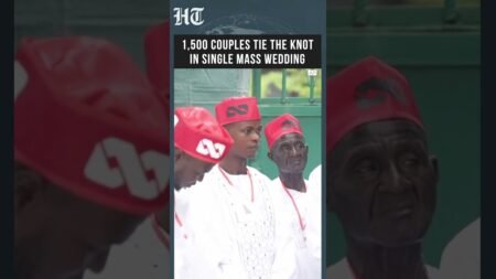 Watch: 1,500 Couples Get Married in Nigeria’s Government-Sponsored Ceremony | #shorts Watch: 1,500 Couples Get Married in Nigeria’s Government-Sponsored Ceremony | #shorts