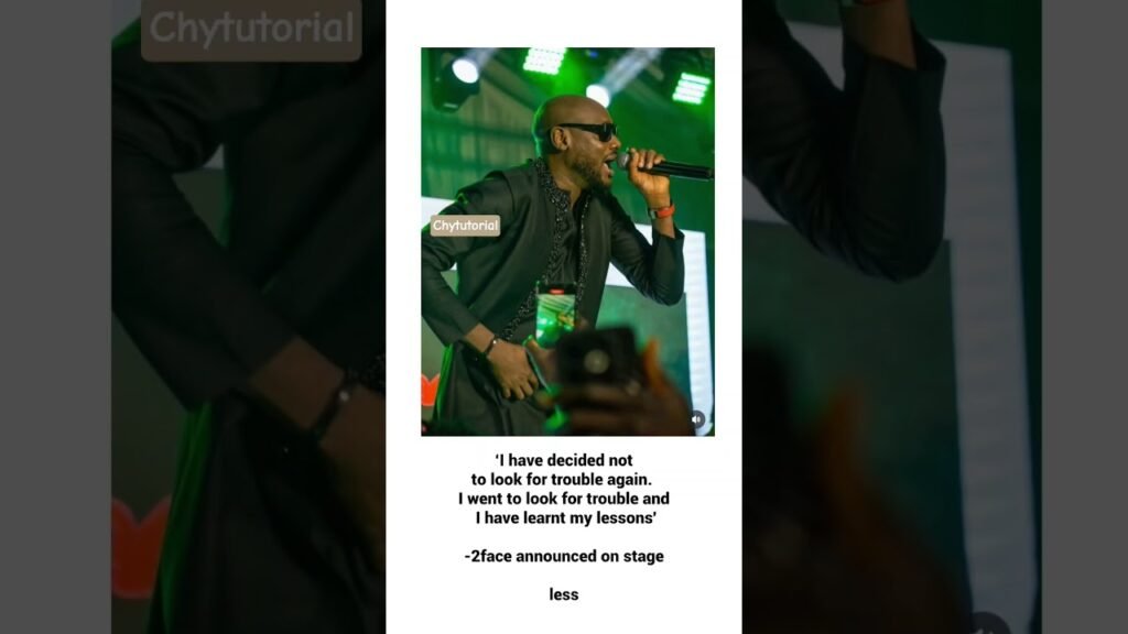 2face announced this on stage #news #nigerianews 2face announced this on stage #news #nigerianews