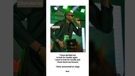 2face announced this on stage #news #nigerianews 2face announced this on stage #news #nigerianews