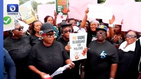 Gov Election: Women Protest Violence, Alleged Intimidation In Osun Gov Election: Women Protest Violence, Alleged Intimidation In Osun
