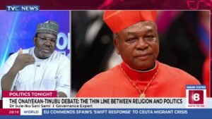 The Onaiyekan-Tinubu Debate: Analysing the Thin Line Between Religion And Politics The Onaiyekan-Tinubu Debate: Analysing the Thin Line Between Religion And Politics