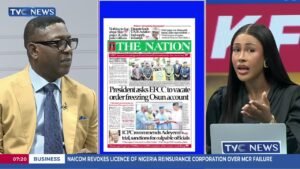 TVC Newspaper Review: Why Tinubu Asked EFCC To Vacate Order Freezing Osun Account TVC Newspaper Review: Why Tinubu Asked EFCC To Vacate Order Freezing Osun Account