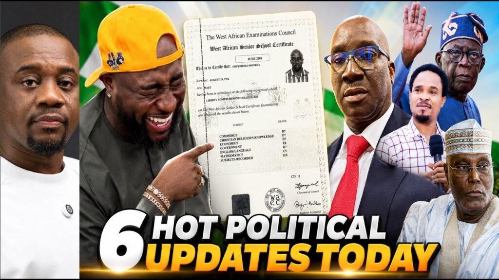 6 Hot Political Updates: Atiku Cries Out, Davido Trolls Okpebholo, Fake Certificates Everywhere! 6 Hot Political Updates: Atiku Cries Out, Davido Trolls Okpebholo, Fake Certificates Everywhere!