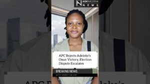 APC Rejects Adeleke’s Osun Victory, Election Dispute Escalates | Ask Nigeria Breaking News! APC Rejects Adeleke’s Osun Victory, Election Dispute Escalates | Ask Nigeria Breaking News!