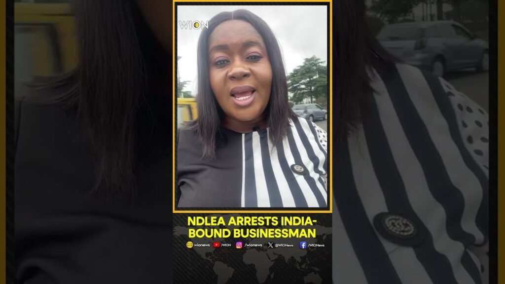NDLEA Arrests India-Bound Businessman With 1.55kg Cocaine At Lagos Airport | WION Shorts NDLEA Arrests India-Bound Businessman With 1.55kg Cocaine At Lagos Airport | WION Shorts