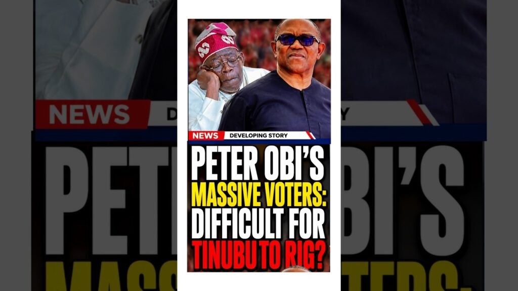 PETER OBI’S MASSIVE VOTERS: MAKE  2027 ELECTION DIFFICULT FOR TINUBUTO RIG? #2027elections #peterobi
