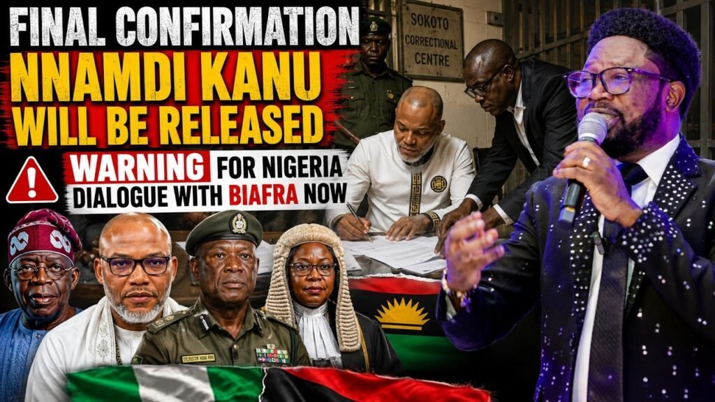 GOOD NEWS‼ – Nnamdi Kanu Will Be Released + Warning For Nigeria | Prophecy By Prophet Joshua Iginla GOOD NEWS‼ – Nnamdi Kanu Will Be Released + Warning For Nigeria | Prophecy By Prophet Joshua Iginla