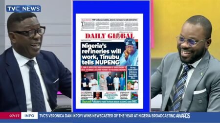 TVC Newspaper Review: Nigeria’s Refineries Will Work, Tinubu Tells NUPENG TVC Newspaper Review: Nigeria’s Refineries Will Work, Tinubu Tells NUPENG