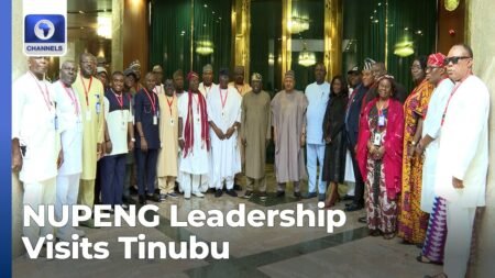 ‘It Is Now My Responsibility To Fix Nigeria’, Tinubu Receives NUPENG Leadership ‘It Is Now My Responsibility To Fix Nigeria’, Tinubu Receives NUPENG Leadership