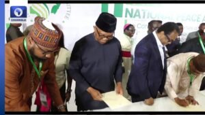 Moment Obi, Sowore, Others Signed Peace Accord Ahead Of 2027 Elections