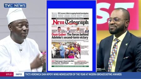 TVC Newspaper Review: How Adeleke Defeated 14 Others To Secure Re-election
