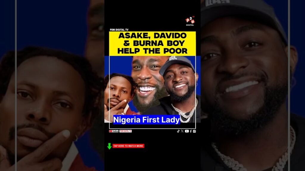 Nigeria’s First Lady Urges Davido, Burna Boy & Asake to Help the Poor #trending #america Nigeria’s First Lady Urges Davido, Burna Boy & Asake to Help the Poor #trending #america