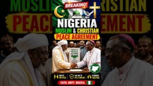 Nigeria’s Religious Leaders Sign Peace Deal — Real Change or Political Cover? #InterfaithPeace Nigeria’s Religious Leaders Sign Peace Deal — Real Change or Political Cover? #InterfaithPeace