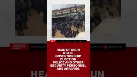 AHEAD OF OSUN GOVERNORSHIP ELECTION, SECURITY PERSONNEL ARRIVE ACROSS THE STATE AHEAD OF OSUN GOVERNORSHIP ELECTION, SECURITY PERSONNEL ARRIVE ACROSS THE STATE