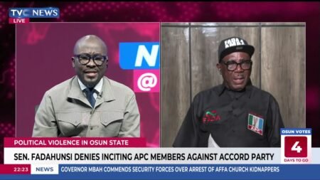 Osun 2026: ‘Kill Accord’ Viral Video Is AI-Generated, Senator Fadahunsi Alleges Osun 2026: ‘Kill Accord’ Viral Video Is AI-Generated, Senator Fadahunsi Alleges