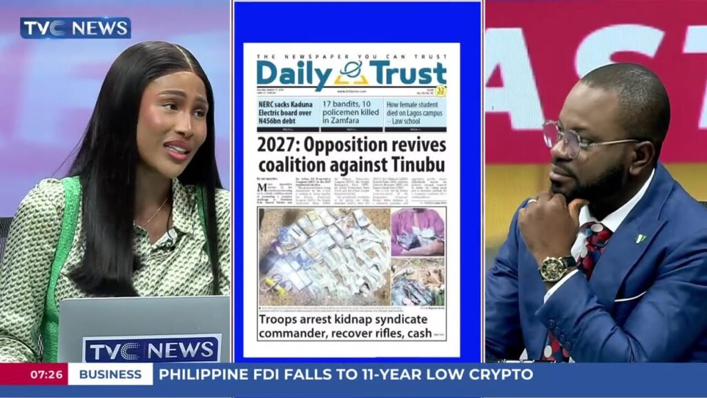 TVC Newspaper Review: APC Planning To Pressure INEC To End Voting Early – Imole Campaign Alleges TVC Newspaper Review: APC Planning To Pressure INEC To End Voting Early – Imole Campaign Alleges