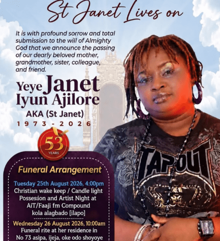 St Janet funeral