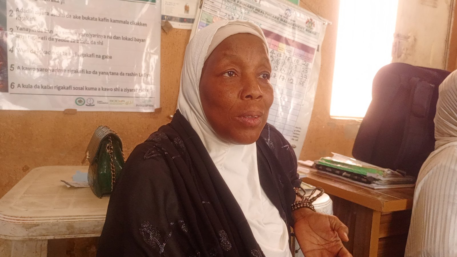 Uma Usman a community mobiliser in Fagge.