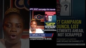 #APC #NigeriaPolitics #2027Elections #Presidency #SundayDare #breakingnews #nigerianews #corpernews #APC #NigeriaPolitics #2027Elections #Presidency #SundayDare #breakingnews #nigerianews #corpernews