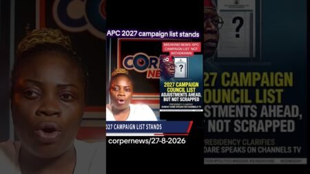 #APC #NigeriaPolitics #2027Elections #Presidency #SundayDare #breakingnews #nigerianews #corpernews #APC #NigeriaPolitics #2027Elections #Presidency #SundayDare #breakingnews #nigerianews #corpernews