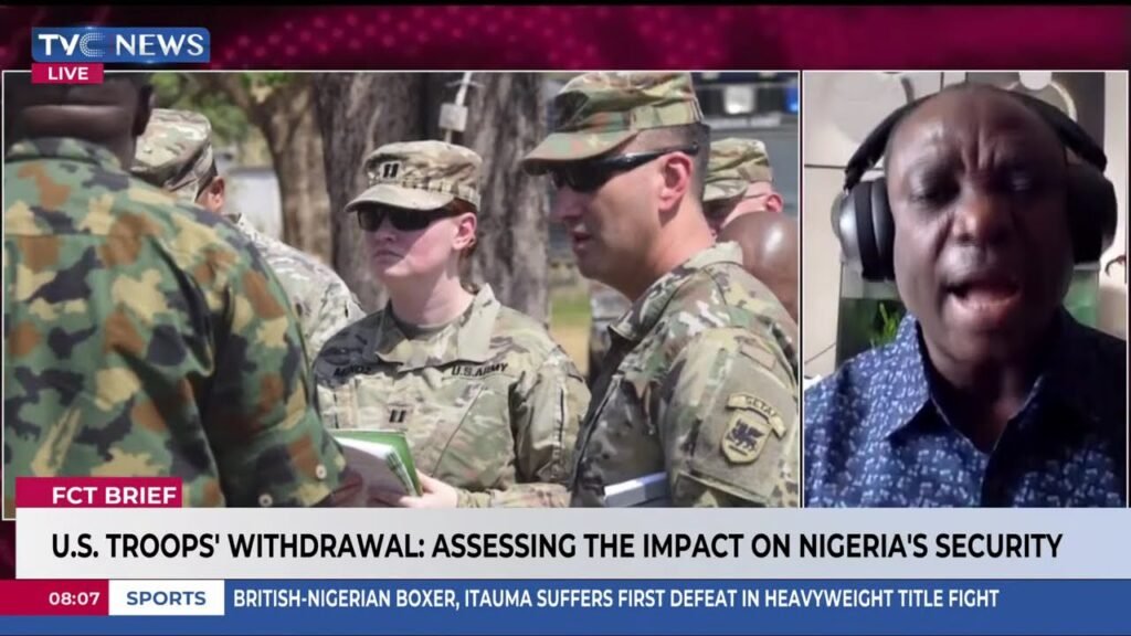 U.S. Troops’ Withdrawal: Assessing the Impact On Nigeria’s Security U.S. Troops’ Withdrawal: Assessing the Impact On Nigeria’s Security