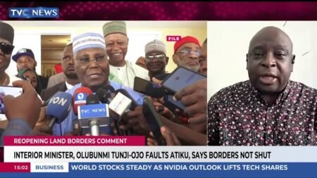 Interior Minister, Olubunmi Tunji-Ojo Faults Atiku, Says Borders Not Shut Interior Minister, Olubunmi Tunji-Ojo Faults Atiku, Says Borders Not Shut