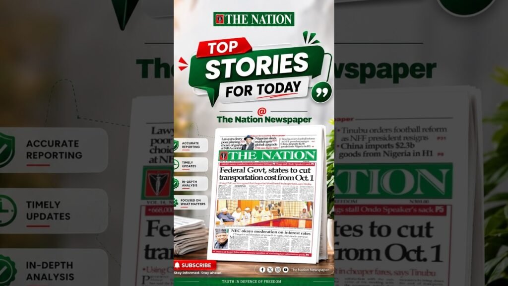 Top Stories Today: Here are the major headlines which made waves across Nigeria and beyond today Top Stories Today: Here are the major headlines which made waves across Nigeria and beyond today