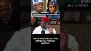 APC GIVE US TWO ILLITERATES AS A PRESIDENT? #abuja #nigeria #nigerianews #biafra