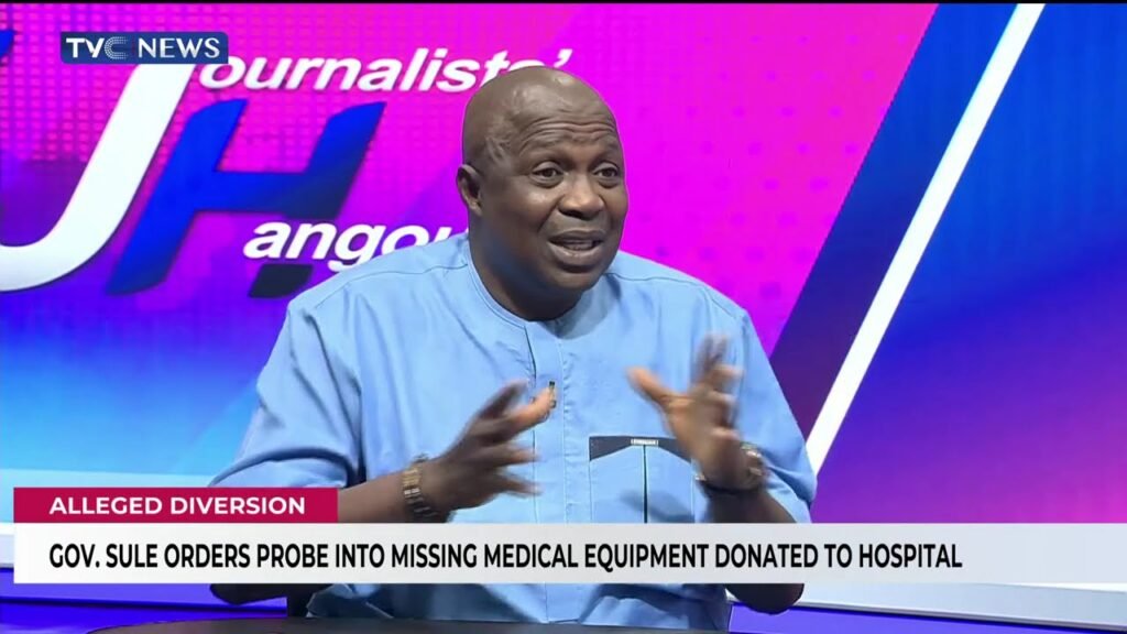 Gov. Sule Orders Probe Into Missing Medical Equipment Donated To Hospital Gov. Sule Orders Probe Into Missing Medical Equipment Donated To Hospital