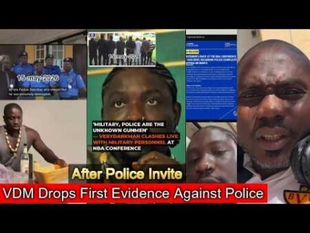 Police Invited VDM Thinking He Has No Evidence Until He Dropped This
