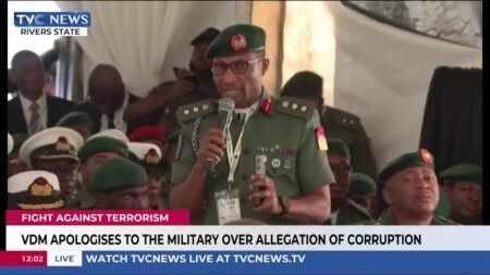 VDM Apologises To Military Over Corruption Allegations VDM Apologises To Military Over Corruption Allegations