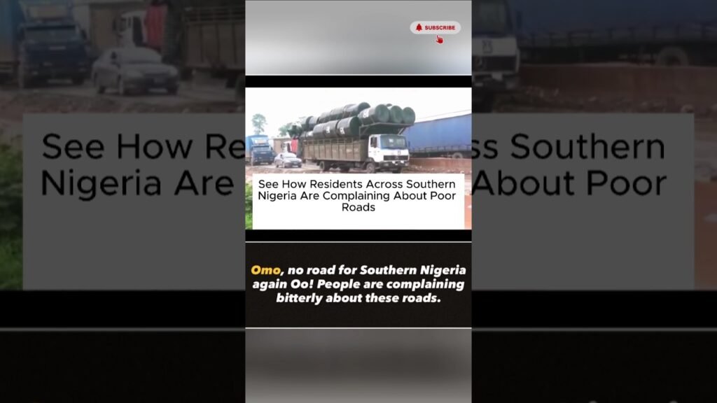 See How Residents Across Southern Nigeria Are Complaining About Poor Roads See How Residents Across Southern Nigeria Are Complaining About Poor Roads