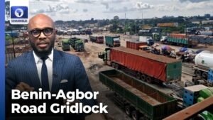 Benin-Agbor Road Gridlock, Presidential Candidates Clash | Lunchtime Politics Benin-Agbor Road Gridlock, Presidential Candidates Clash | Lunchtime Politics
