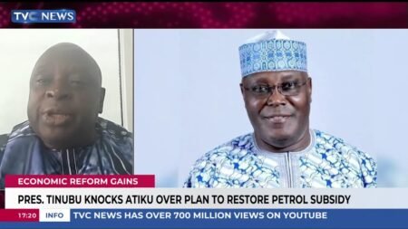 President Tinubu Knocks Atiku Over Plan To Restore Petrol Subsidy President Tinubu Knocks Atiku Over Plan To Restore Petrol Subsidy