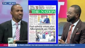 TVC Newspaper Review: Fuel Subsidy Return Plan: Atiku Ignorant, Says Tinubu