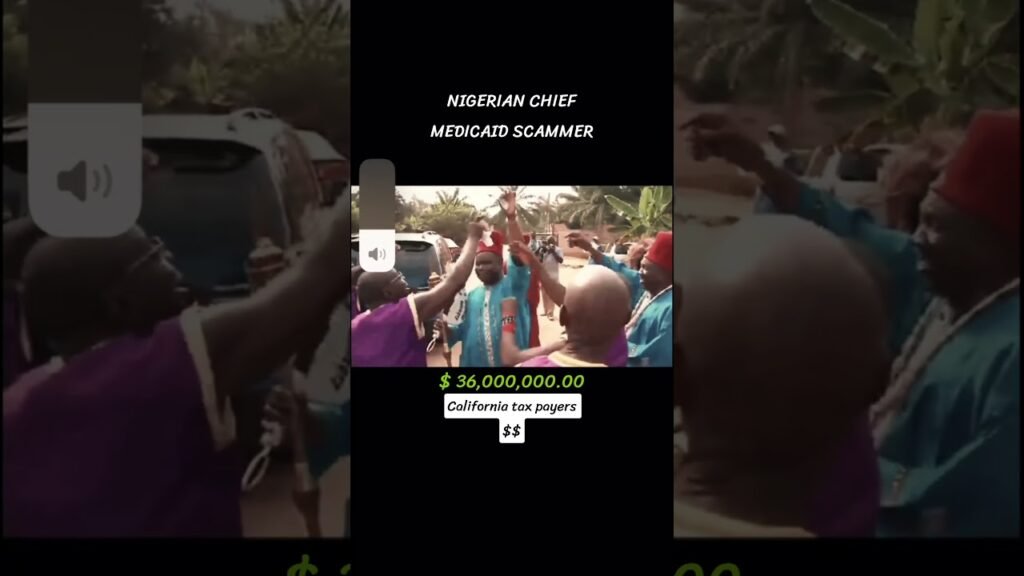 Nigerian Chieftain scams California Medicaid for 36 million dollars$$ #shorts #california #fyp #news