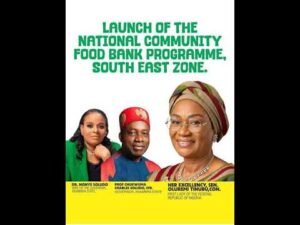 LIVE [ANAMBRA]:VISIT OF THE FIRST LADY &THE LAUNCH OF NATIONAL COMMUNITY FOODBANK IN SOUTH-EAST ZONE