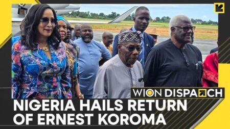 Nigeria Facilitates Safe Return of Ex-Sierra Leone Prez Ernest Koroma | WION Dispatch Nigeria Facilitates Safe Return of Ex-Sierra Leone Prez Ernest Koroma | WION Dispatch