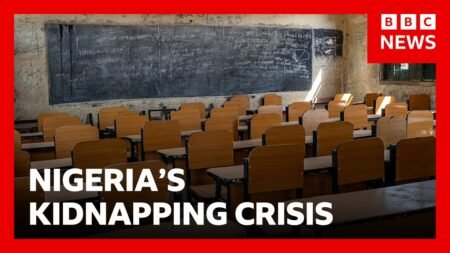 Nigerian children kept out of school by armed gangs | BBC News Nigerian children kept out of school by armed gangs | BBC News
