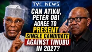 Can Atiku, Peter Obi Agree To Present Single Candidate Against Tinubu In 2027? Can Atiku, Peter Obi Agree To Present Single Candidate Against Tinubu In 2027?