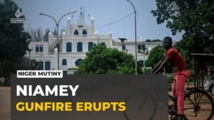 Gunfire and explosions rock Niger capital during overnight military mutiny Gunfire and explosions rock Niger capital during overnight military mutiny