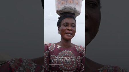 People stranded for days on dilapidated Nigerian highway | AJ #shorts People stranded for days on dilapidated Nigerian highway | AJ #shorts