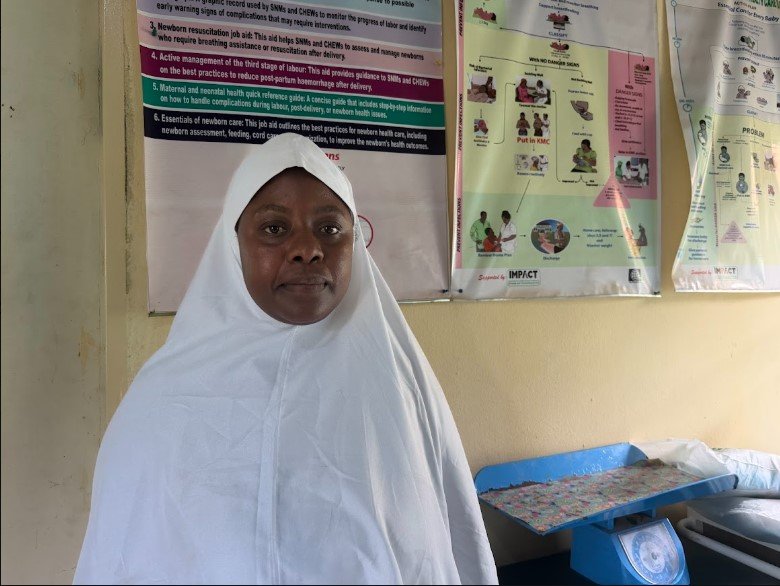 Hadiza Abdullahi, community health worker, Mando PHC, Igabi LGA. (CREDIT: Nike Adebowale-Tambe)